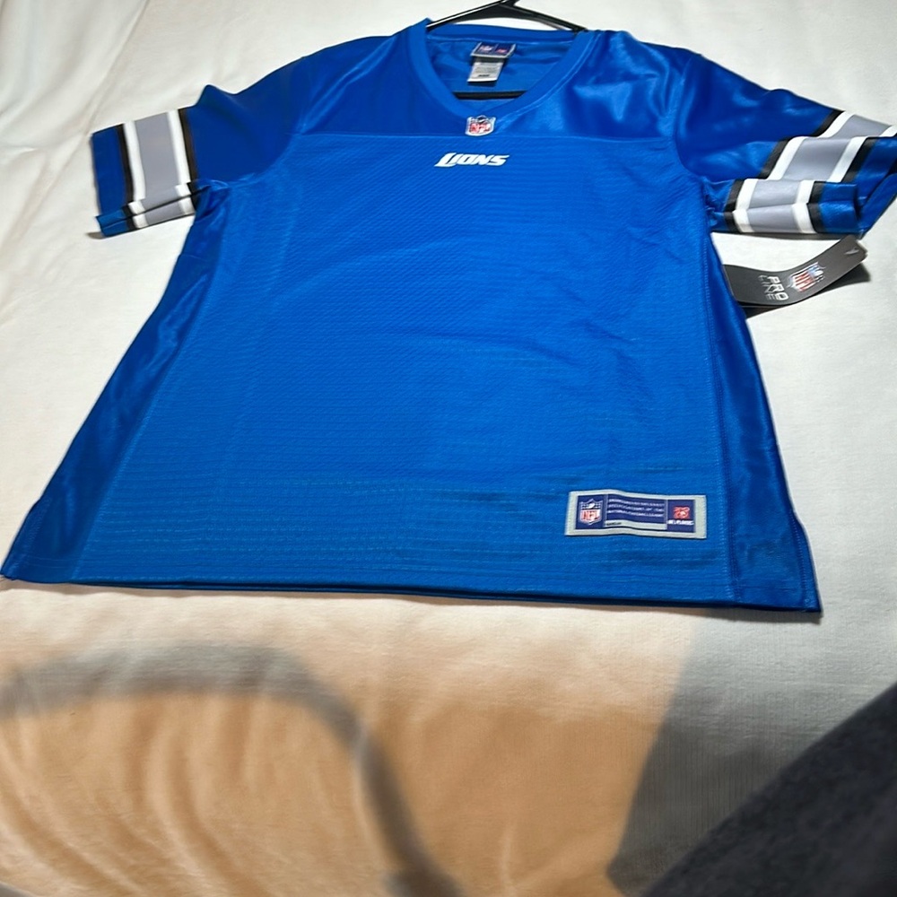NFL Detroit Lions Team Women’s Blank Jersey Size Small